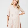 Adel Linen Dress Peachy Pink