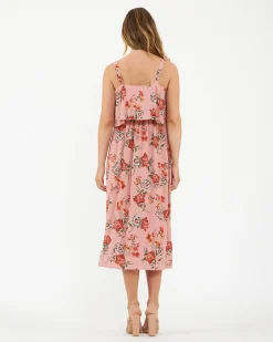 Amaya Nursing Slip Dress Dusty Pink