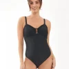 Bandeau One Piece Black