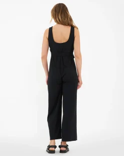 Bobby Rib Jumpsuit  Black