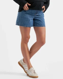 Brooklyn Denim Short  Mid Wash