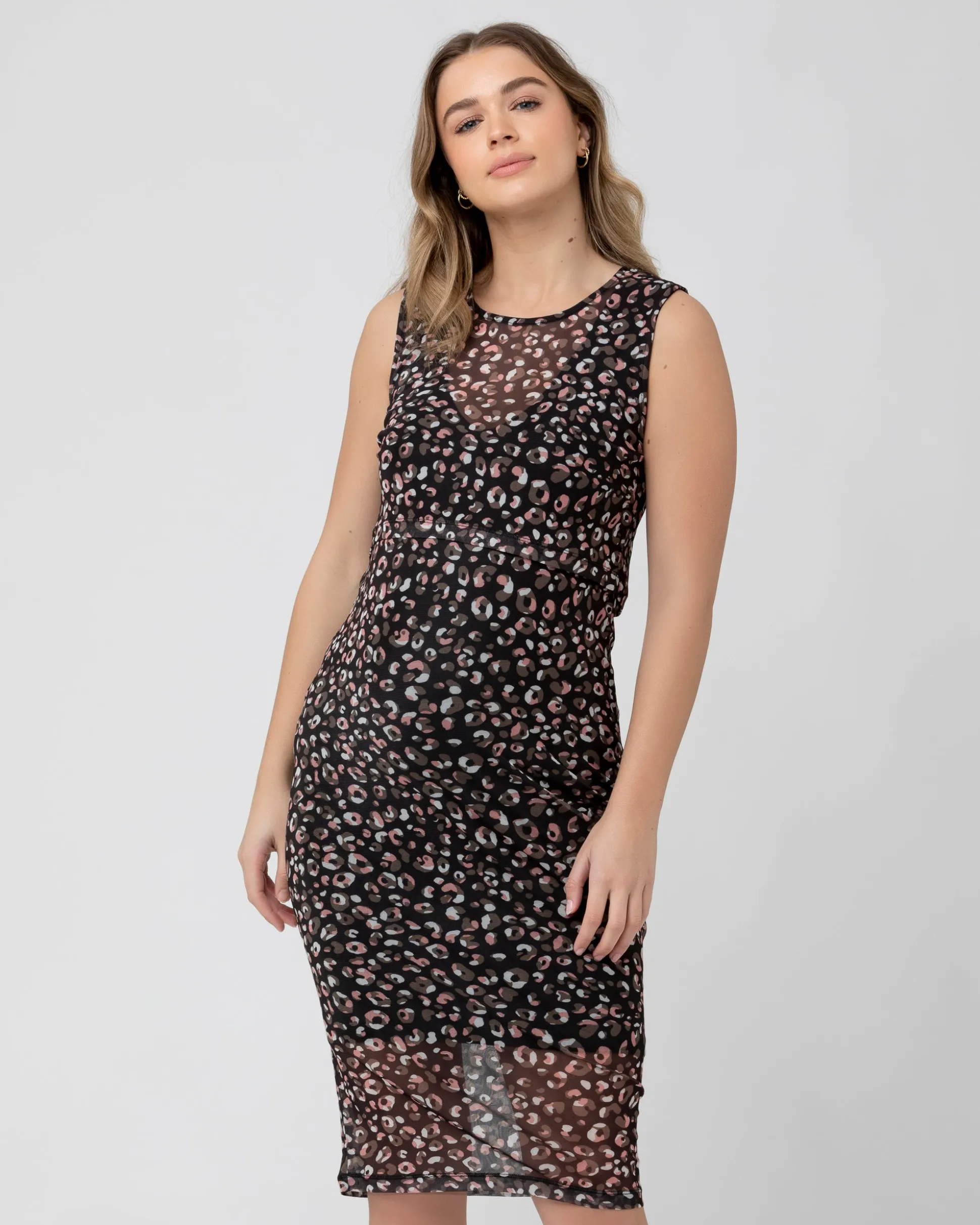 Celia Nursing Dress Black
