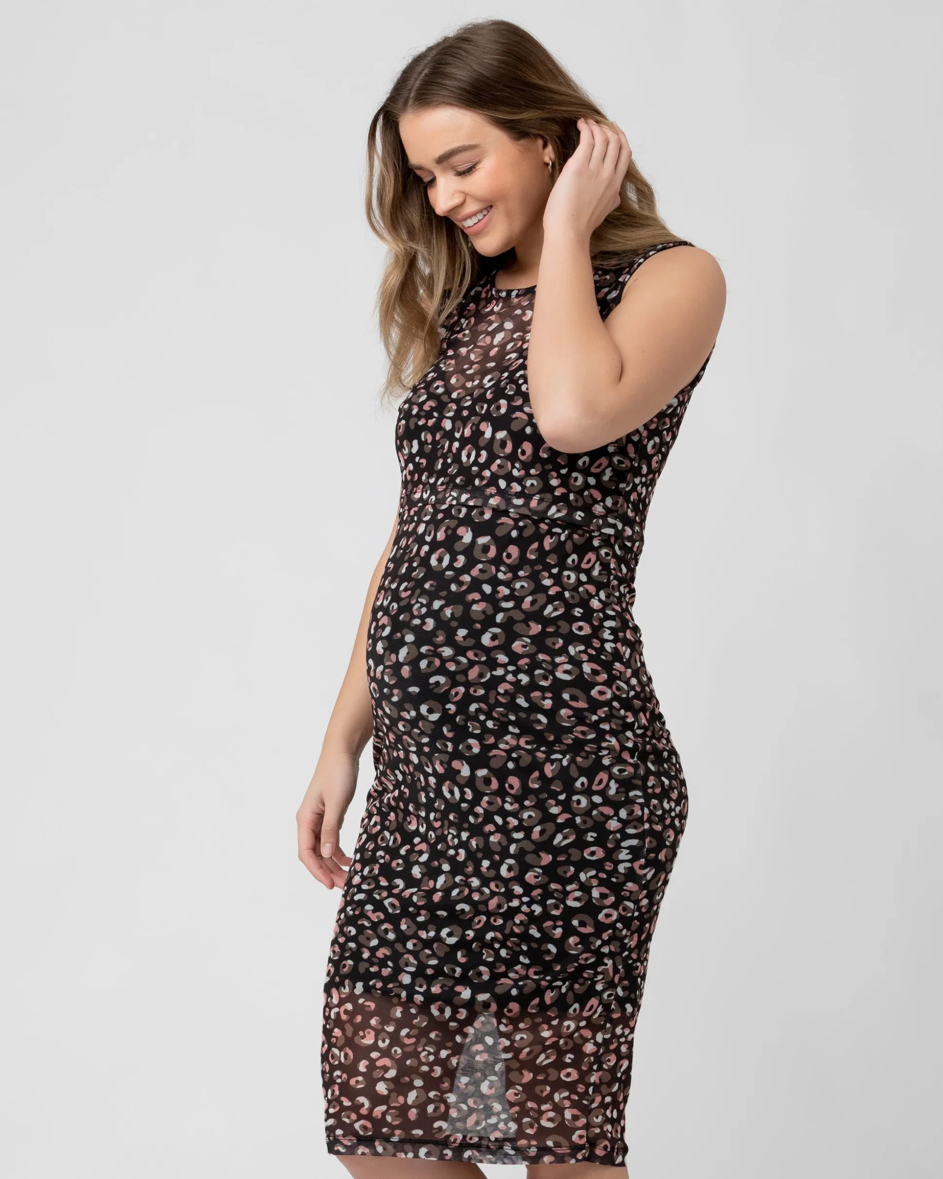 Celia Nursing Dress Black
