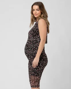Celia Nursing Dress Black
