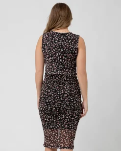 Celia Nursing Dress Black