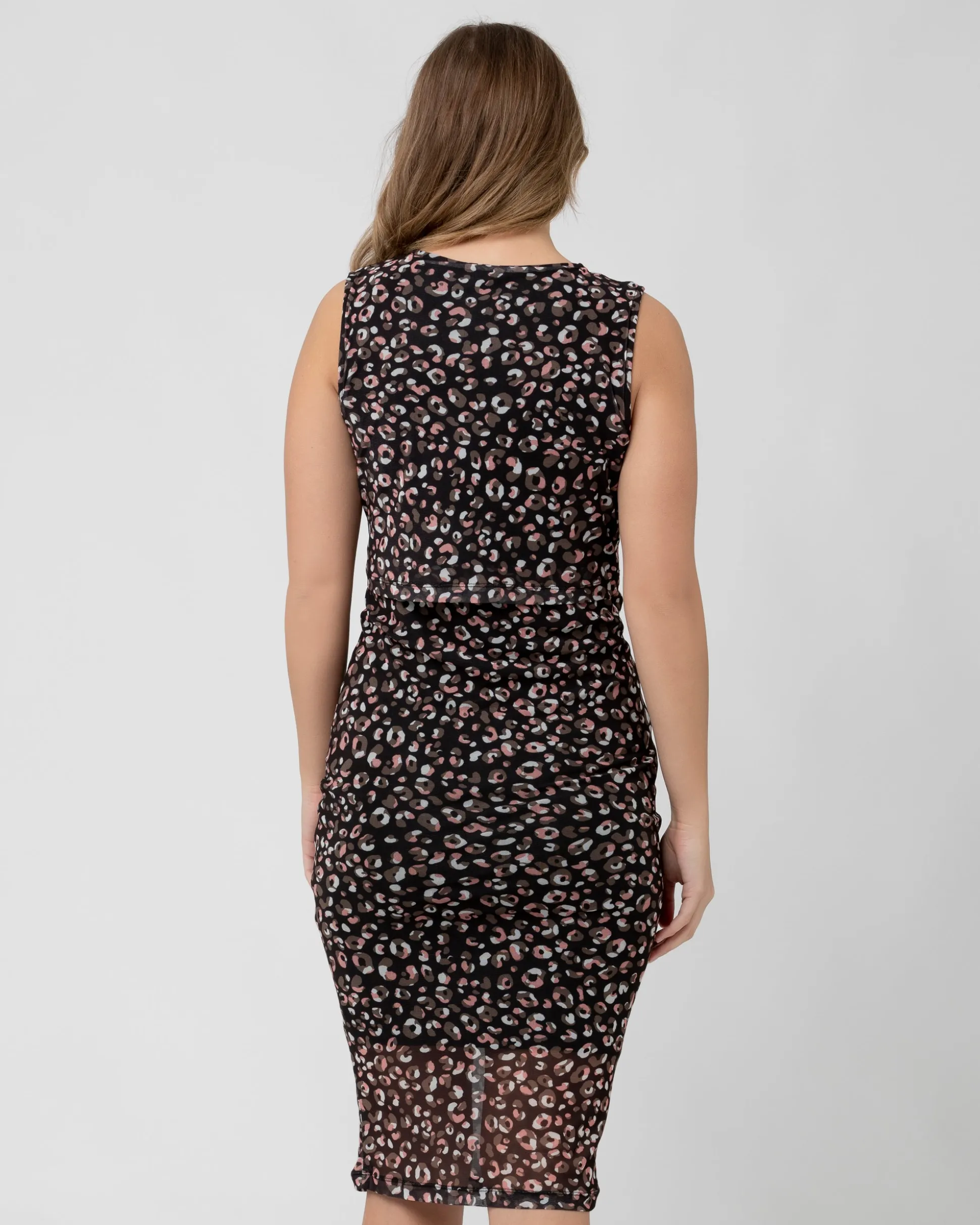 Celia Nursing Dress Black