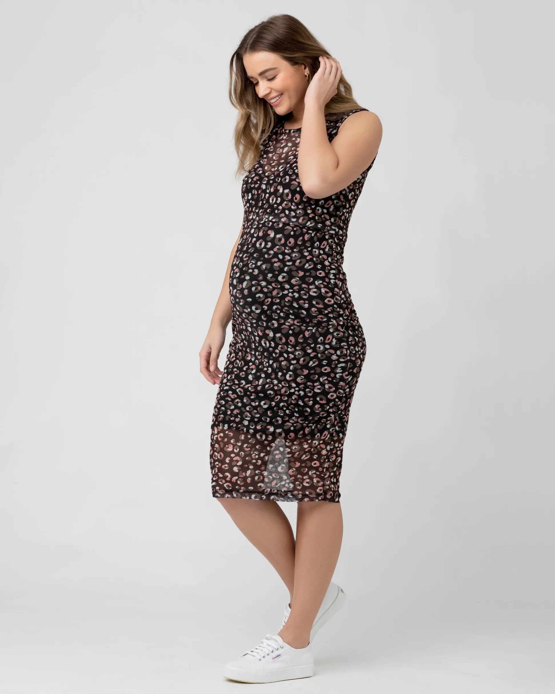 Celia Nursing Dress Black