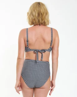Check Nursing Bikini  Black / White