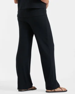 Cindy Rib Pant  Black