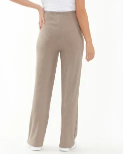 Cindy Rib Pant  Taupe