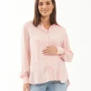 Clara Relaxed Shirt  Soft Pink