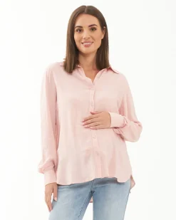 Clara Relaxed Shirt  Soft Pink