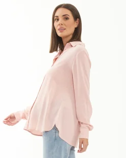 Clara Relaxed Shirt  Soft Pink