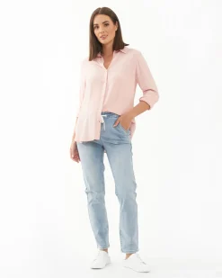 Clara Relaxed Shirt  Soft Pink