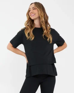 Claud Nursing Tee  Black