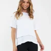 Claud Nursing Tee  White