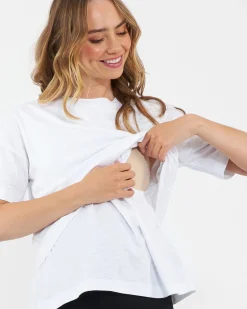 Claud Nursing Tee  White
