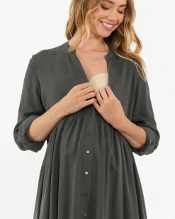 Demi Tencel Dress  Olive