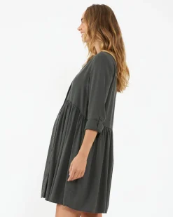 Demi Tencel Dress  Olive