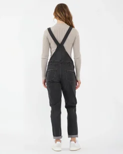 Denim Overalls Black