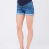 Denim Shorty Shorts Blue