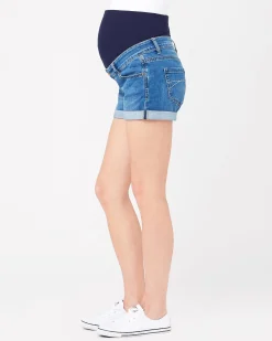 Denim Shorty Shorts Blue