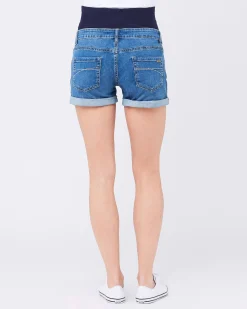 Denim Shorty Shorts Blue