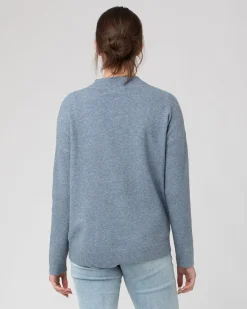 Desi Nursing Knit  Blue Marle