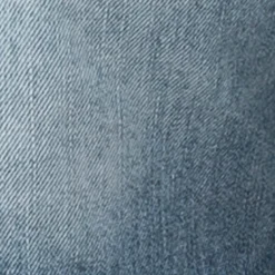 Distressed Denim Short Pale Blue