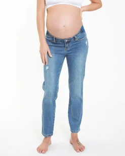 Dylan Distressed Jean  Blue