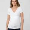 Embrace Short Sleeve Nursing Tee White