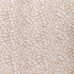 Erika Shirred Dress Natural /White