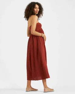 Evie Crochet Dress  Amber