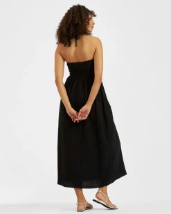 Evie Crochet Dress  Black