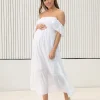 Hail Spot Dress White