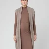 Heather Relaxed Vest Mocha