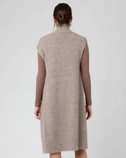 Heather Relaxed Vest Mocha