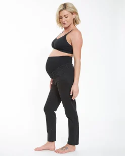 Hunter Over Bump Crop Jean Black