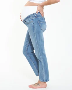 Hunter Over Bump Crop Jean Vintage Wash