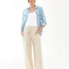 Indi Wide Leg Linen Pant Natural