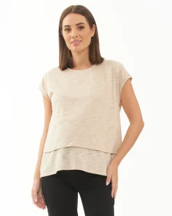 Jazmin Nursing Tee  Natural