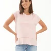 Jazmin Nursing Tee  Soft Pink