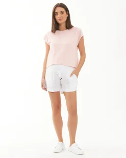 Jazmin Nursing Tee  Soft Pink