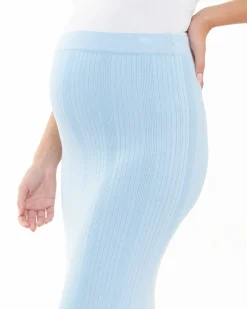 Johnnie Knit Skirt Sky Blue
