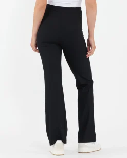 Jonah Rib Flare Pant Black
