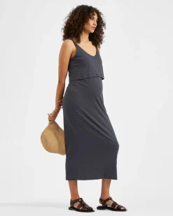 Kerry Nursing Dress  Slate