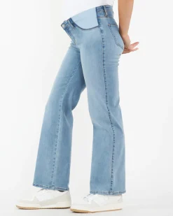 Kyle Wide Leg Jean Light Blue
