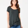Lara Nursing Tee Gravel