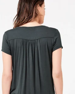 Lara Nursing Tee Gravel