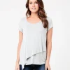 Lara Nursing Tee Silver Marle